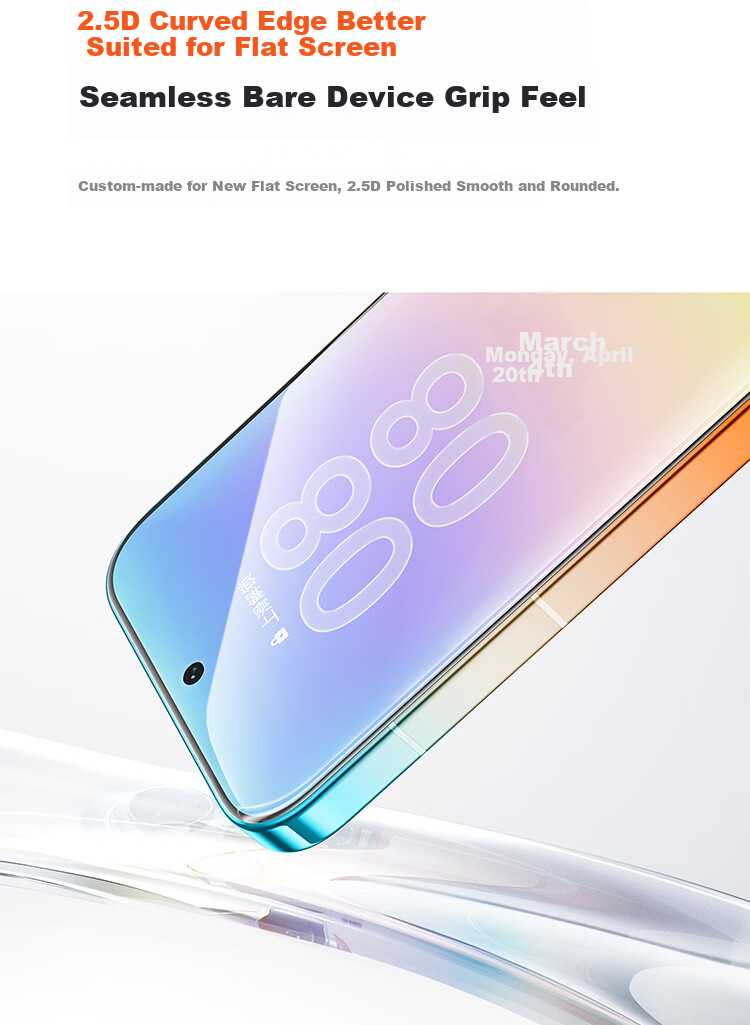 Baseus Huawei Pura90 Pro Max Tempered Glass Screen Protector Full Coverage Anti-Drop Anti-Fingerprint Film 4