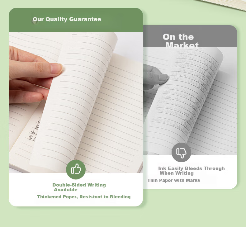 TRUECOLOR A5 50-Sheet Notebook for Students Office Supplies Softcover Journal Diary Exercise Workbook 4-Pack 2389C 6