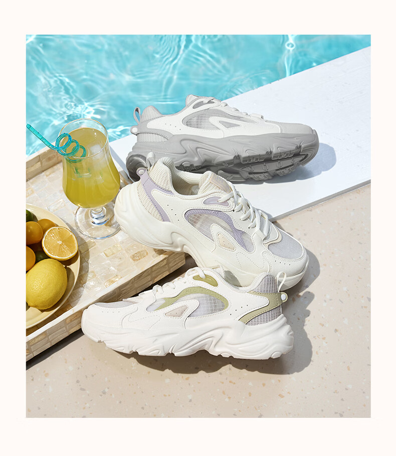361° Summer New Mesh Breathable Casual Women's Shoes Lightweight Soft Sole Dad Sneakers 682626773-1 4