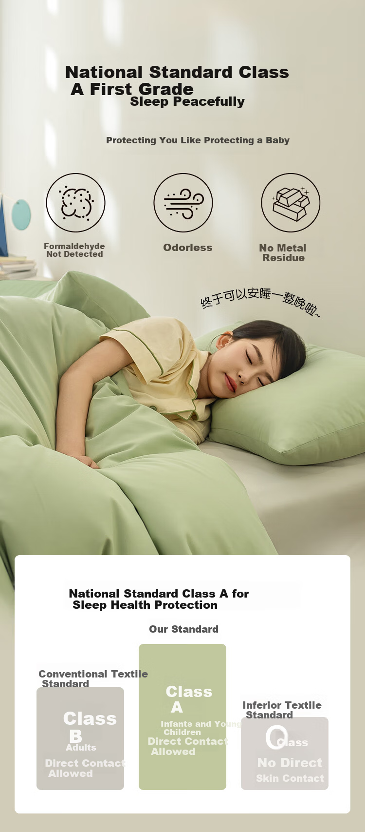 JD Jingzao Xiao Jingyan Duvet Cover A-Class First Grade 100g Brushed Soft Durable Single Duvet Cover Slate Gray 200x230cm 4