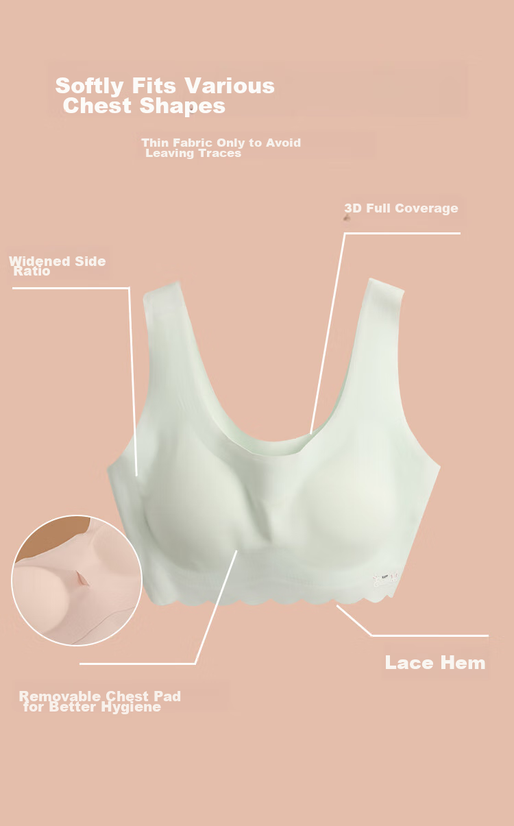 Hodo Girls' Bra Stage Two Thin Seamless Underwear for Middle School Students, Developing Bra X8040 Off-White 75A 8