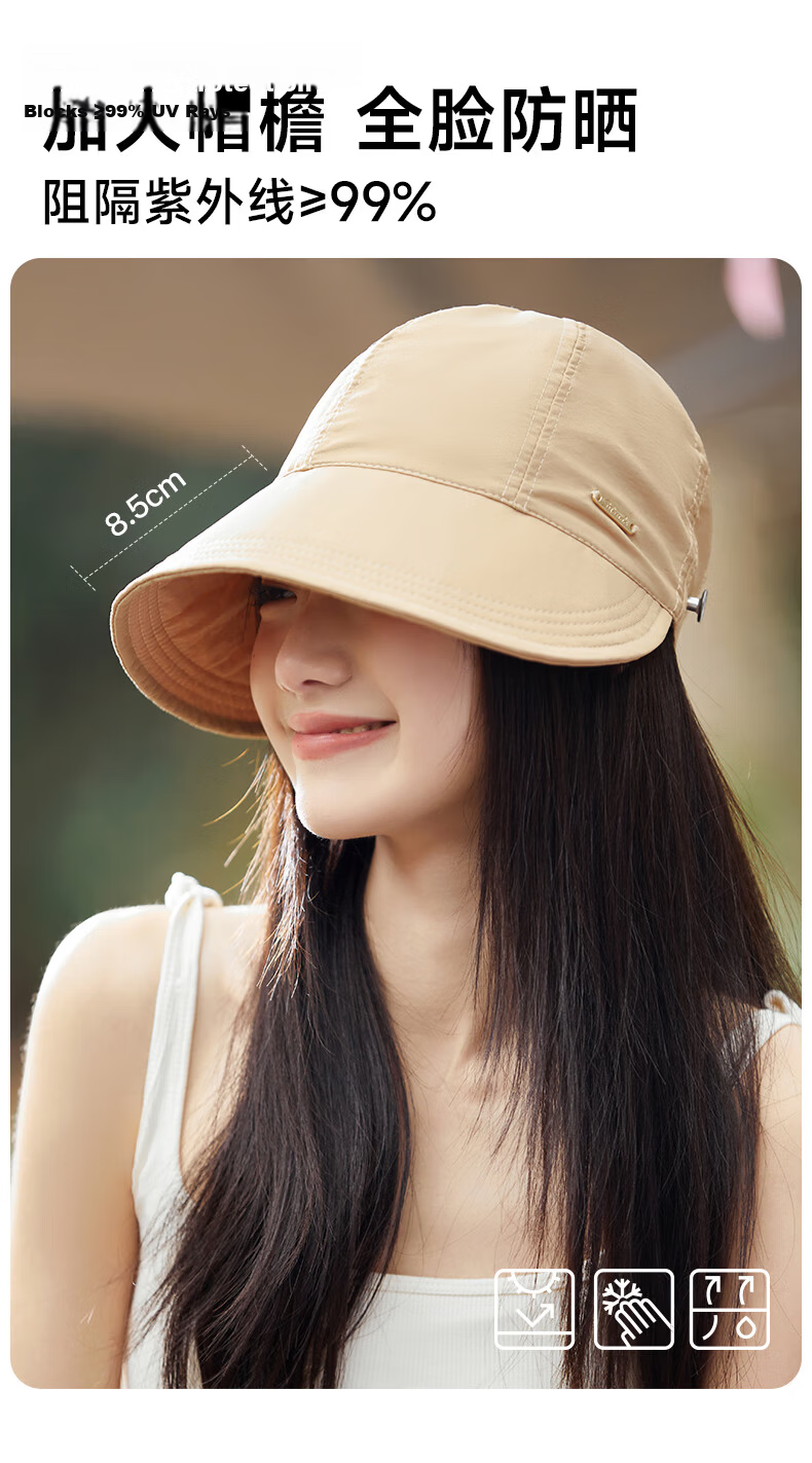 Miiow Women's Fisherman Hat Summer Sun Protection UV Shield Outdoor Mountaineering Foldable Visor Cap 5