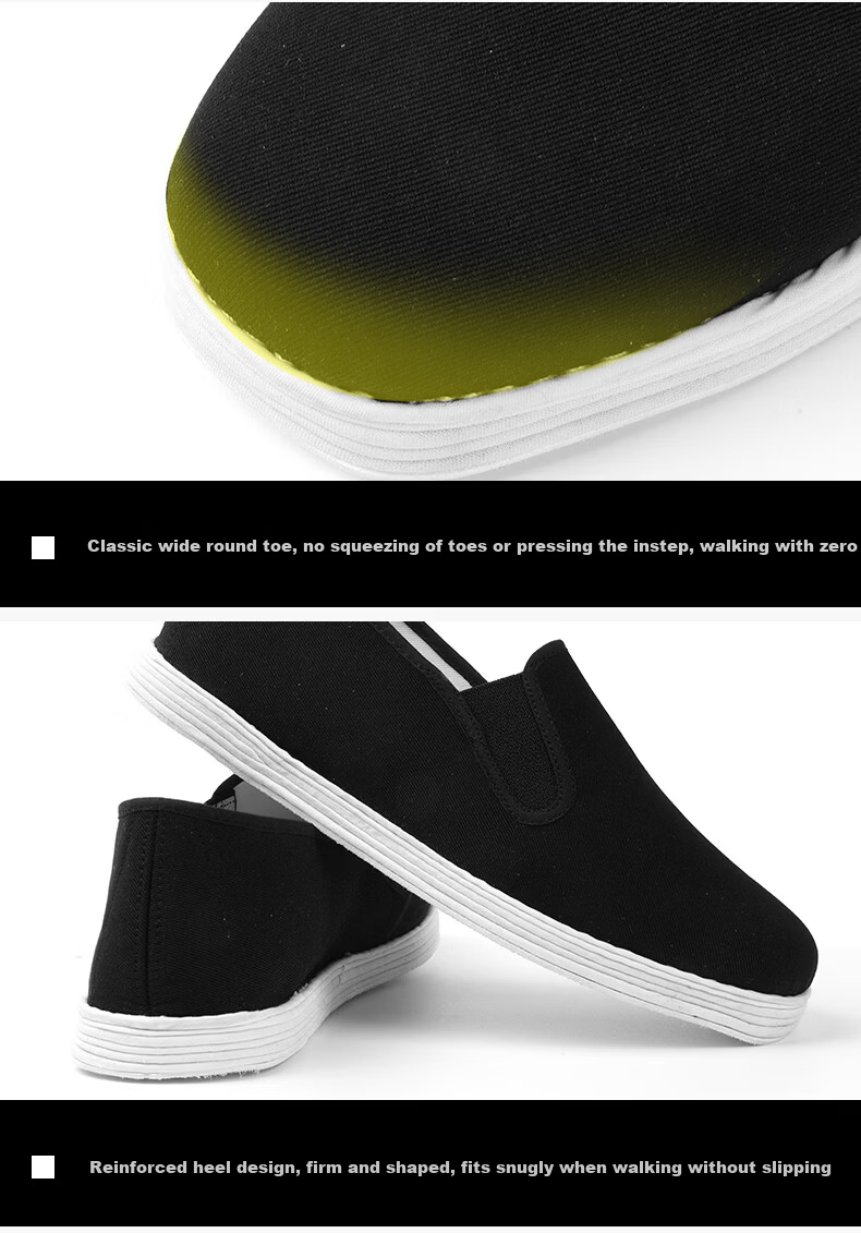 3514 Traditional Old Beijing Cloth Shoes Handmade Hemp Rope Layered Sole Spring Summer Breathable Comfortable Slip-On Work Shoes Men Size 41 6