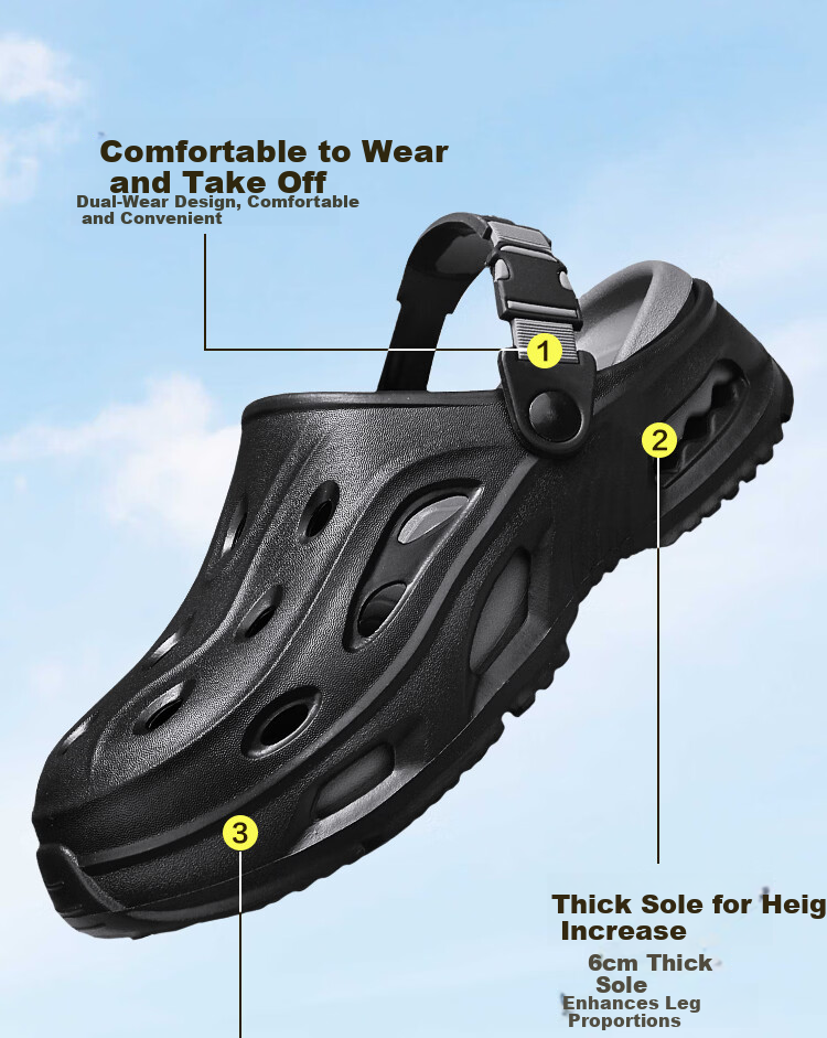 Jingzhenlianggong Breathable Sandals Senma Summer Non-slip Durable Thick-soled Beach Slippers Mint Green Size 42-43 2