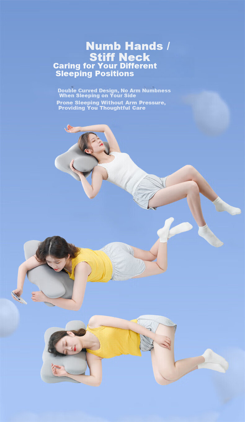Jingyan Cervical Pillow Adult Memory Foam Neck Support Pillow Cervical Spondylosis Deep Sleep Pillow Sleep Aid Pillow 7