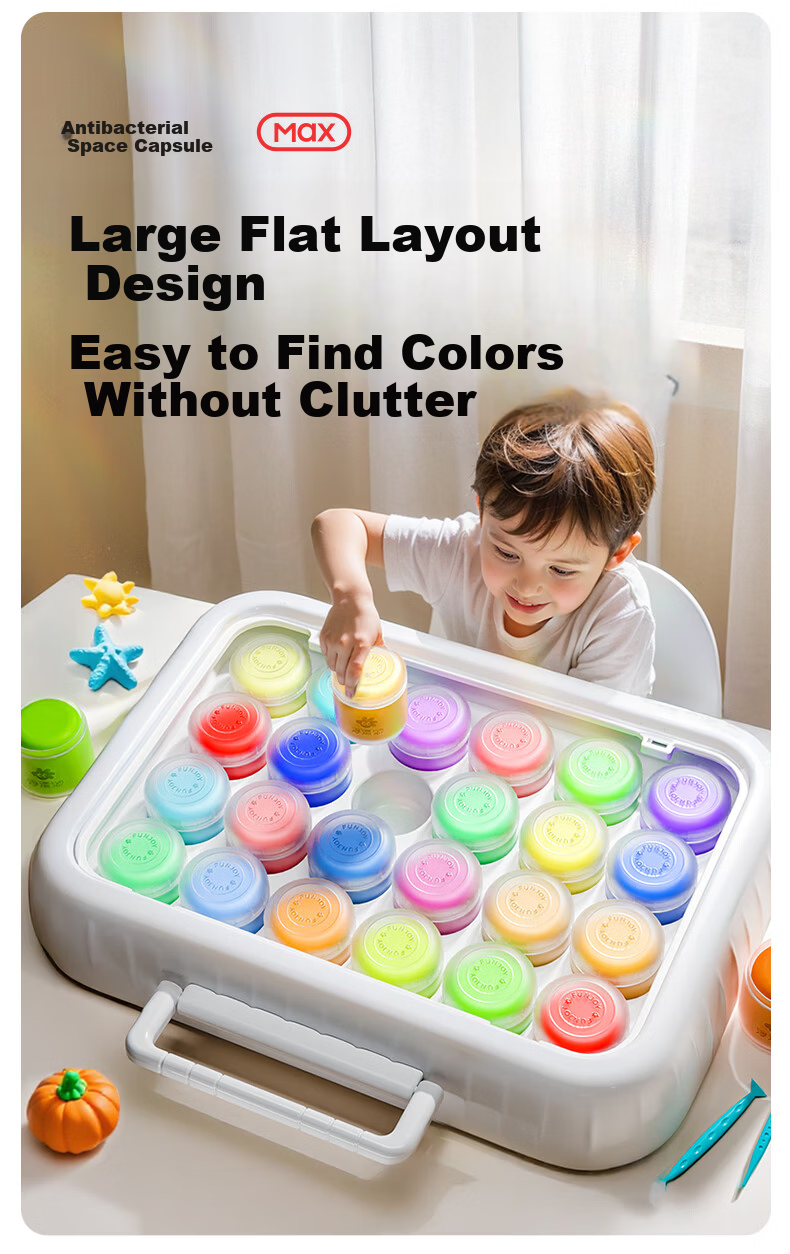 Floating Large Flat Ultra-Light Clay 36 Colors Non-Toxic Odorless Clay Educational Handmade Toy Children's Day Gift 6