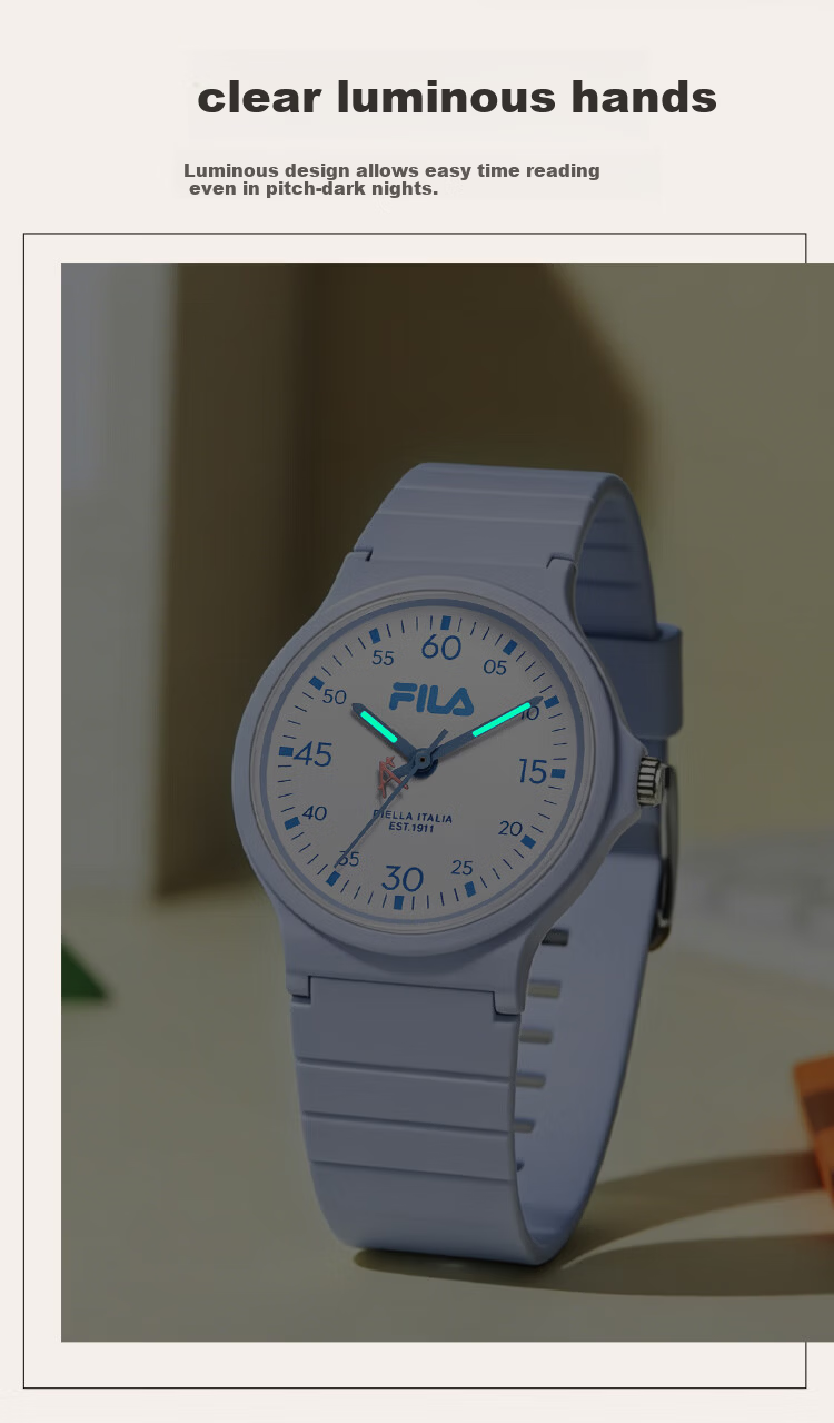 FILA Exam Dedicated Watch for Middle and High School Students Unisex Sports Quartz Watch 6843-001 4