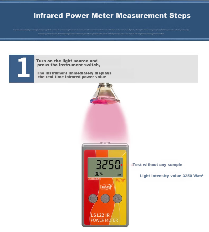 Linshang LS123 UV Power Meter Solar Film Sunscreen Clothing UV Blocking Effect Tester Radiometer 7