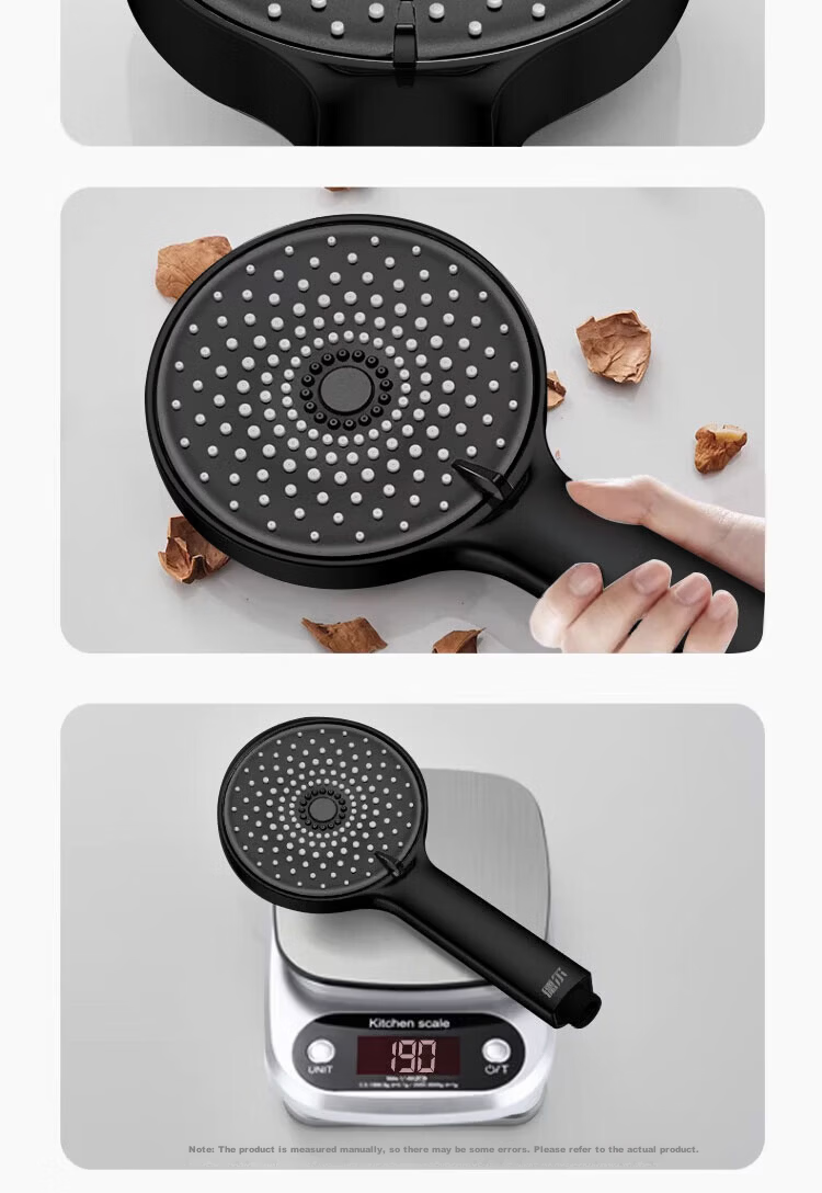 Del 28-Year Brand High-Pressure Shower Head Bathroom Large Water Flow Handheld Showerhead 335 Model 12