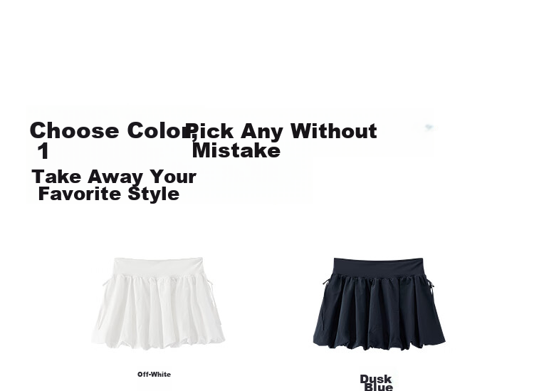 Semir Women's Summer Skirt Bowknot Cooling Sun Protection Versatile Outdoor Playful Bubble Hem Short Skirt 109326120004 19