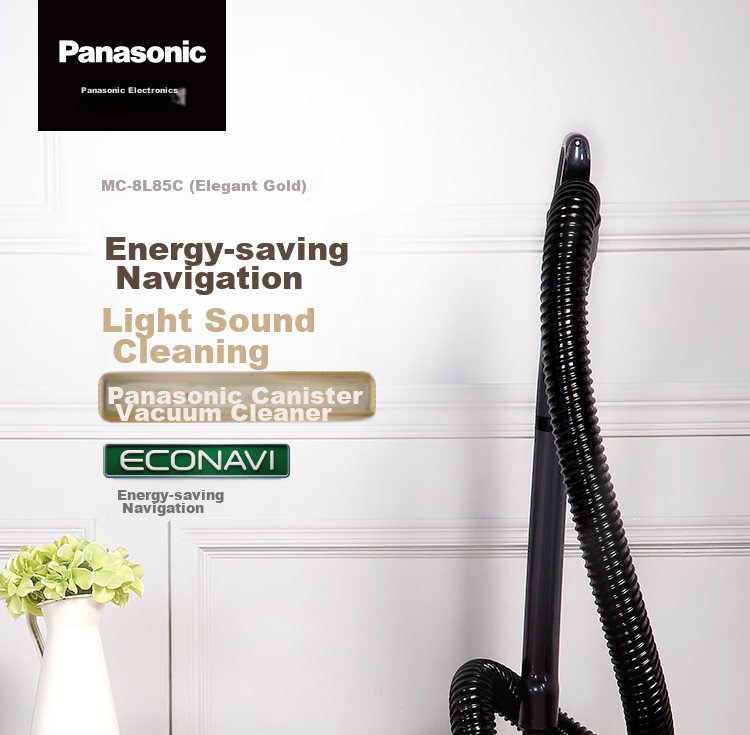 Panasonic [Dust Removal Device] Horizontal Wired Vacuum Cleaner, Powerful Suction for Home Use, Handheld Long Battery Life, Garbage Compressor, Cleaning Machine, Cat Hair Remover, Pet Hair Remover MC-8L85CNJ81 2