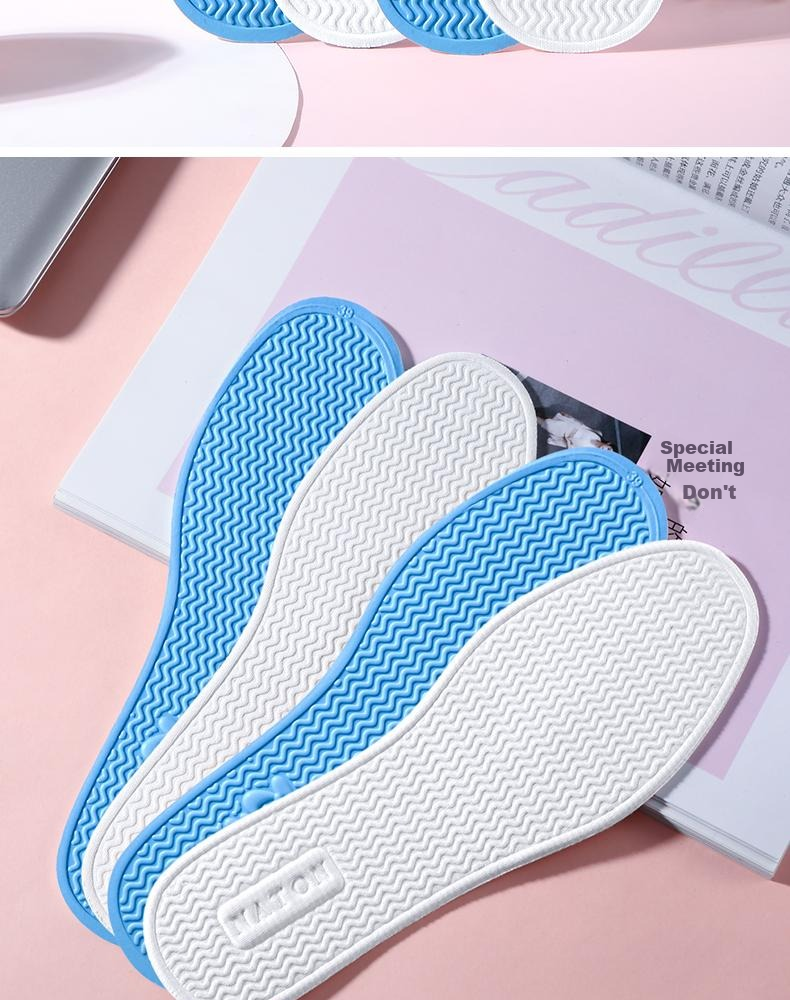 Footprint Tribe Barefoot Magic Insoles Men's Summer Breathable Sweat-Absorbing Odor-Resistant Latex Non-Stick Insoles Size 39-40 [2 Pairs] 17