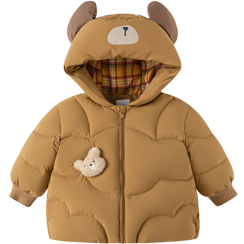 BALABALA Kids Down Jacket Boys Girls Winter 2025 New Thickened Puff Down Coat Baby Warm Clothes