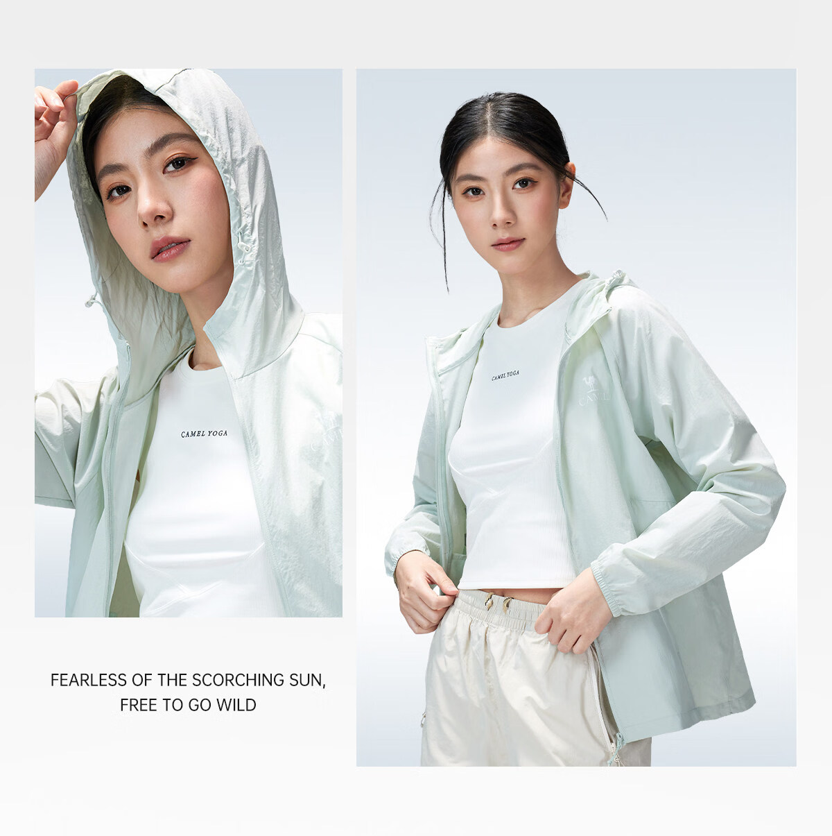 CAMEL Outdoor Original Yarn Sun Protection Jacket 2026 Spring Summer New Men's UPF1000 Cooling Water-Repellent Sports Jacket 34