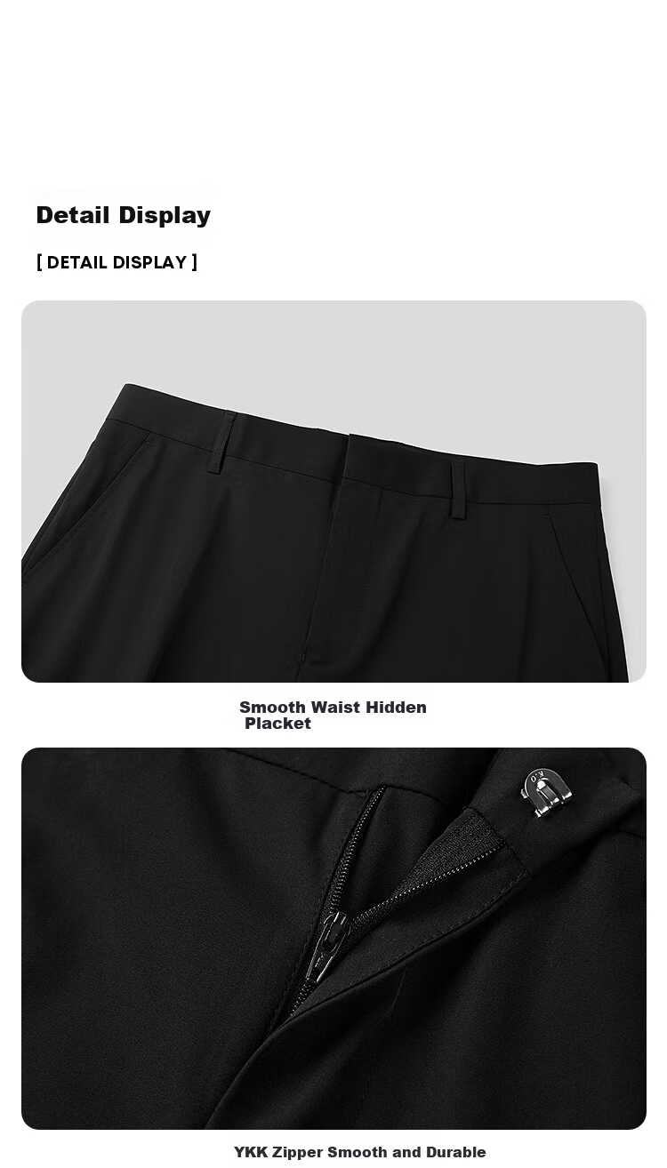 HLAHLA Men's Dress Pants 2026 Spring Summer Stretch Straight Business Trousers Father's Day Gift 7