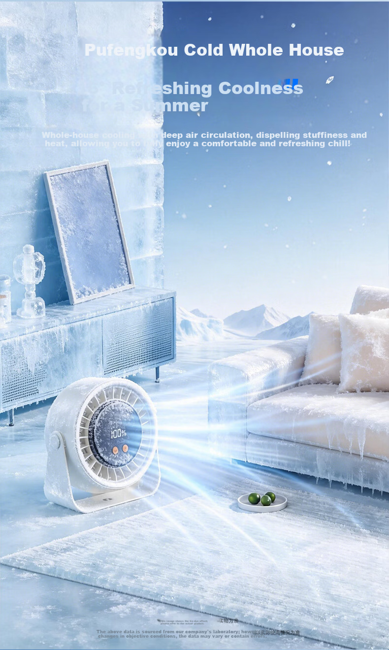 Stek Mini Air Conditioner Desktop Fan Student Dormitory Clip-on Bed Silent Electric Fan Long Battery Life USB Rechargeable Office Home Cooling Fan 9