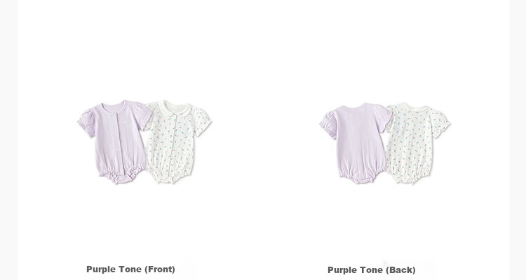 BALABALA Children's Cotton Triangle Shirt, New Summer Thin Style, Baby Bodysuit Two-Piece Set, for Newborns 0-6 Months 19