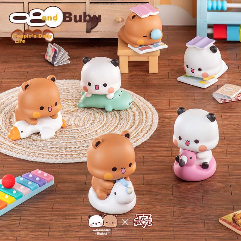 Microdimension Ichigo and Bubu Couple Daily Series 3 Blind Box Figure Car Decoration Toy Birthday Gift Box Set 3
