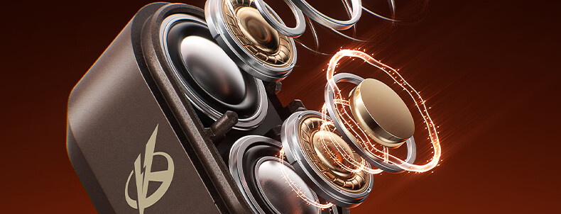 IKF Xuan Ying Wired In-Ear Gaming Headset with Mic 3.5mm Sound Localization E-Sports Dual Dynamic Driver Delta FPS Tuned Computer Microphone 2-in-1 Burnished Brown 27