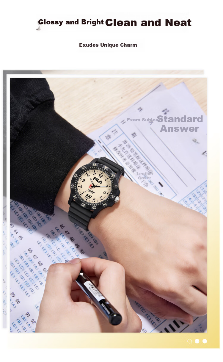 FILA Student Watch for Middle and High School Exams Outdoor Sports Quartz Watch Gift for Kids 6842-001 3