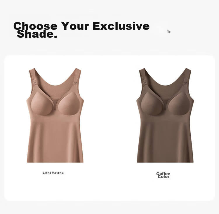 Zaisuo Nursing Tank Top for Women [25 Autumn Winter New] Maternity Fleece Wool Mulberry Silk Anti-Exposure Breastfeeding Essential 12