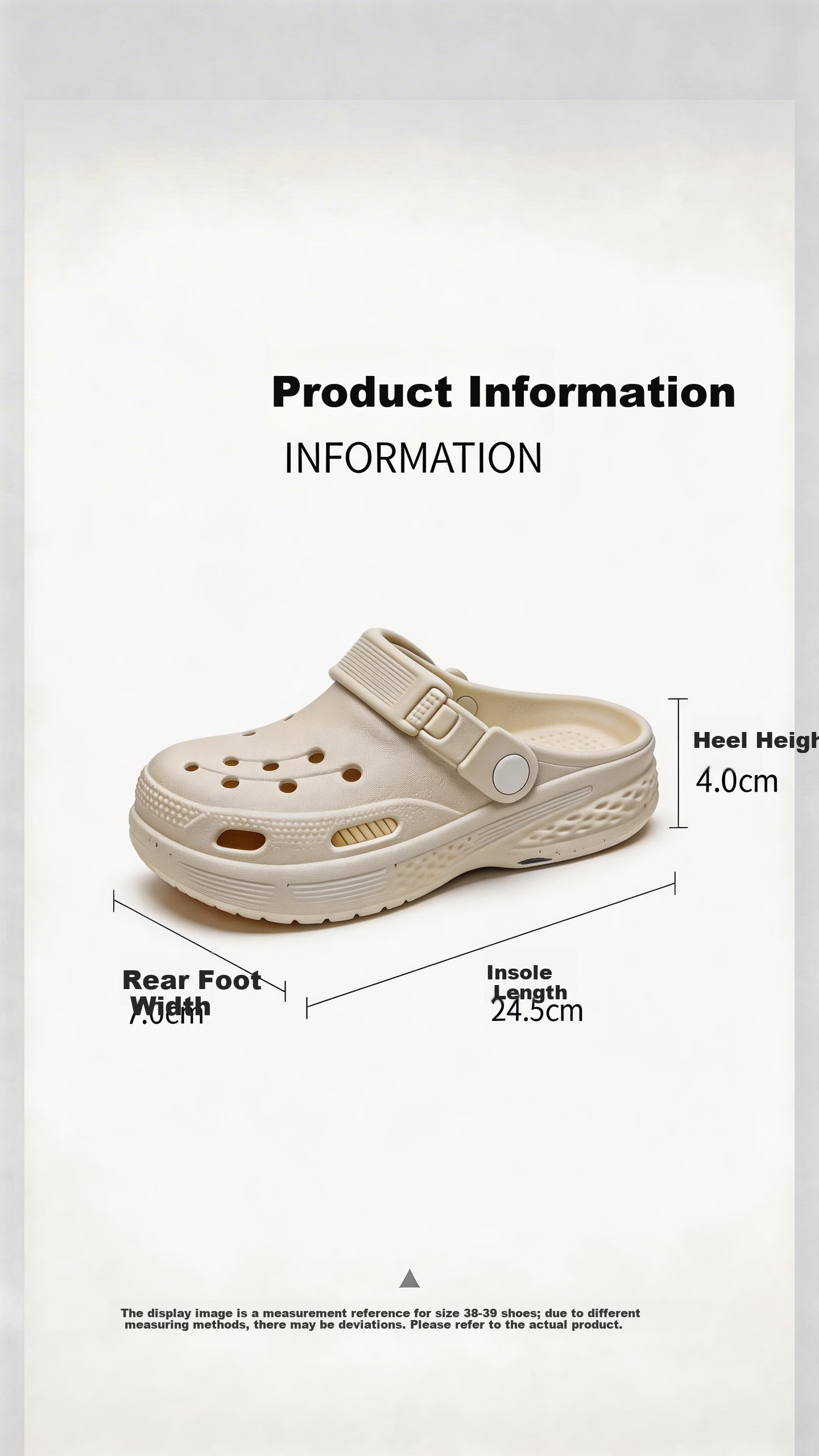 HIPANDA Non-Slip EVA Summer Men's Sandals Outdoor Driving Beach Slippers Women's Closed-Toe Slides 5