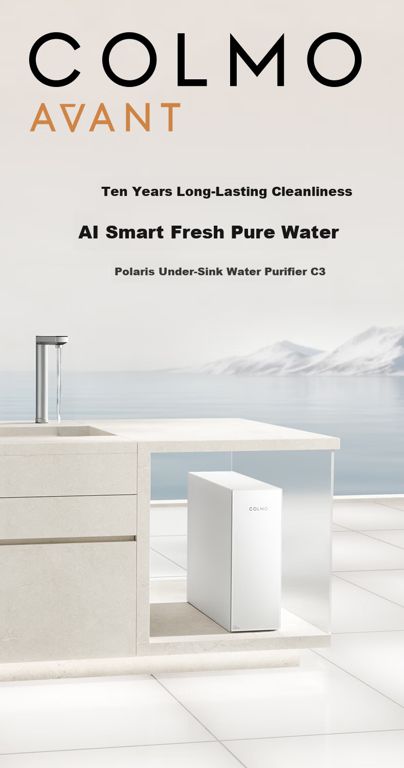 COLMO Polaris 1200G Water Purifier Under-Sink Direct Drinking Machine with 10-Year Long-Lasting RO and Scale Inhibitor CWRC1200-C3 2