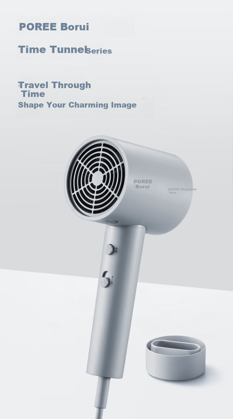 FLYCO PH1636 Hair Dryer - Home Use, Negative Ion, Portable, Fast Drying, Hair Care, Strong Wind, Soft Wind, Constant Temperature 1