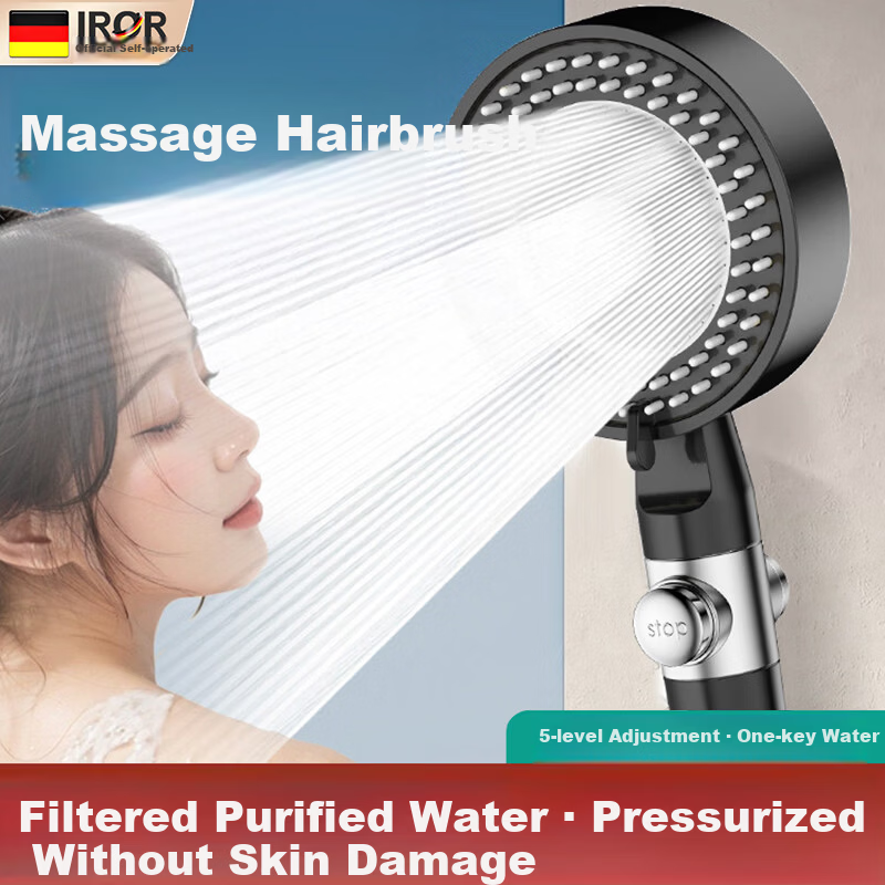 JROR [Germany] High-Pressure Single Spray Shower Head Bathroom Super Strong Water Flow Thermostatic Filtered Shower Head
