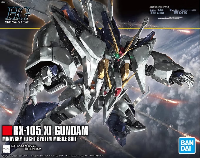 BANDAI HGUC Kshatriya Flash Hathaway Plastic Model Kit 3