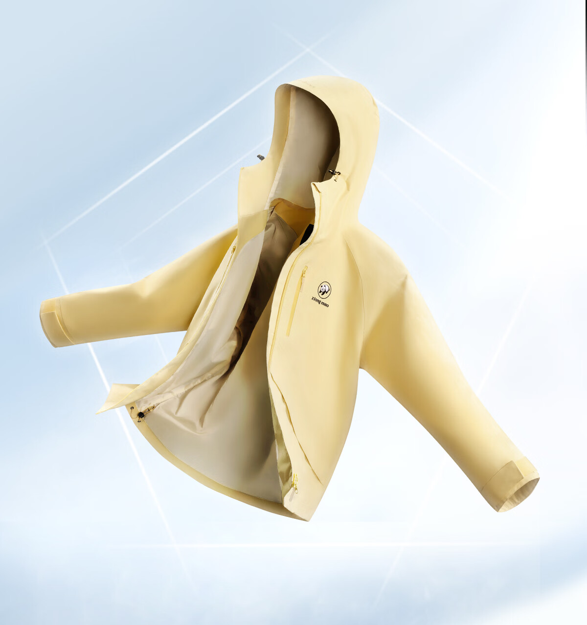 Panda Liu Yifei Edition [Rain Shell 2.0] Single-Layer Waterproof Windproof Durable Mountaineering Jacket Unisex 058 3