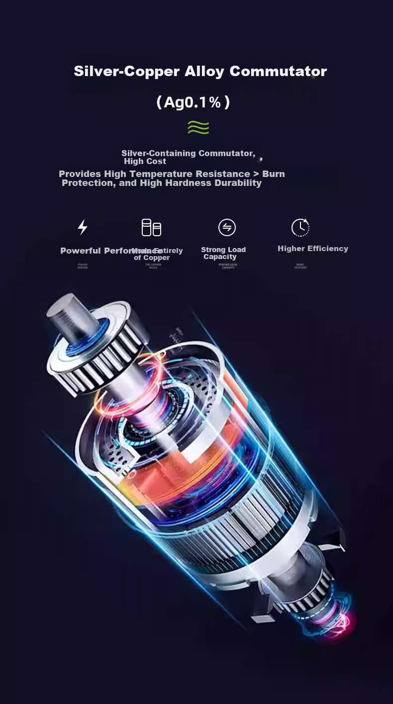 PIGEON G6-16A Industrial Grade High Torque Handheld Electric Mixer with Pure Copper Motor for Putty Powder 5