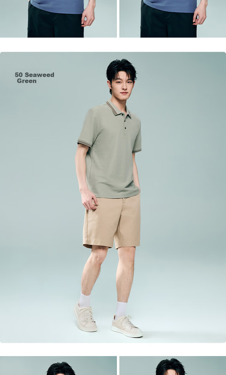 Giordano 2026 Summer New Black Technology Cooling Sun Protection Embroidered Collar Short Sleeve Polo Shirt Men 13016331 18