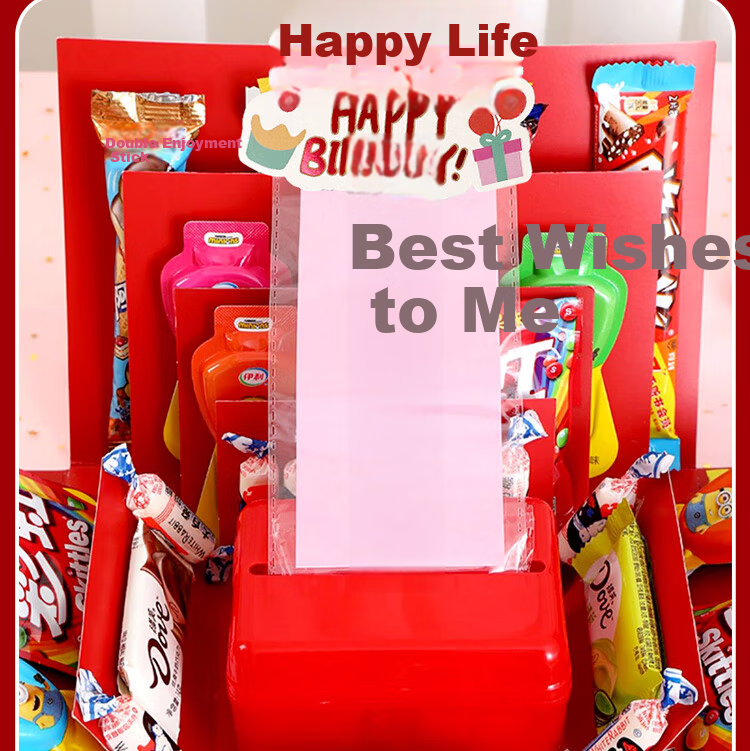 Extreme Space Surprise Box Birthday Gift Explosion Box Confession Tool Anniversary Surprise Red Baby Edition 4