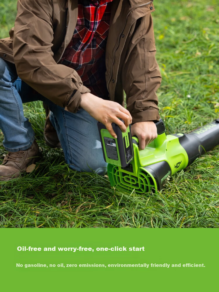 Greebo 40V Cordless Leaf Blower C13 Lithium Battery Snow Blower Garden Dust Blower Powerful Blower Bare Tool 4