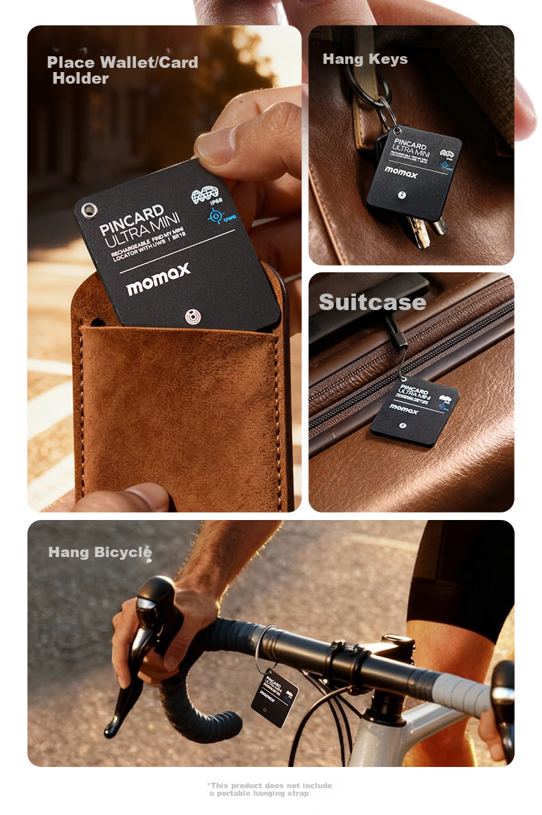 Momax UWB Anti-Lost Tracker AirTag Apple Certified Locator Global Precision Find for iPhone 17/16 Series Kids Elderly Pets Luggage Car Keys Anti-Lost Positioning 6