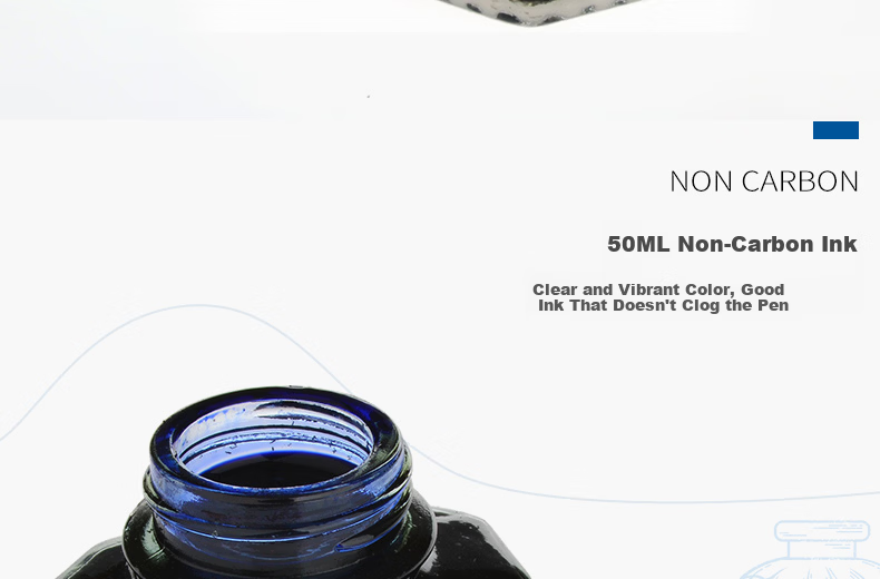 HERO Fountain Pen Ink 231A Non-Carbon Ink 75ml Large Capacity Red Upgraded Drop-Resistant Bottle 5