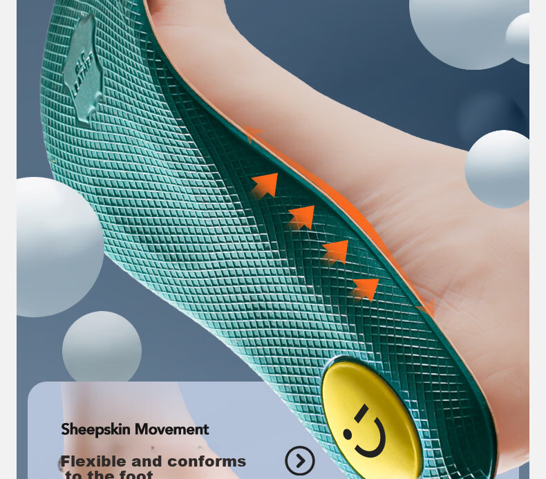 MINISO Sheepskin Insoles Sweat-Absorbing Breathable Shock-Absorbing Soft Anti-Odor Durable Comfort Insoles Size 39-40 15