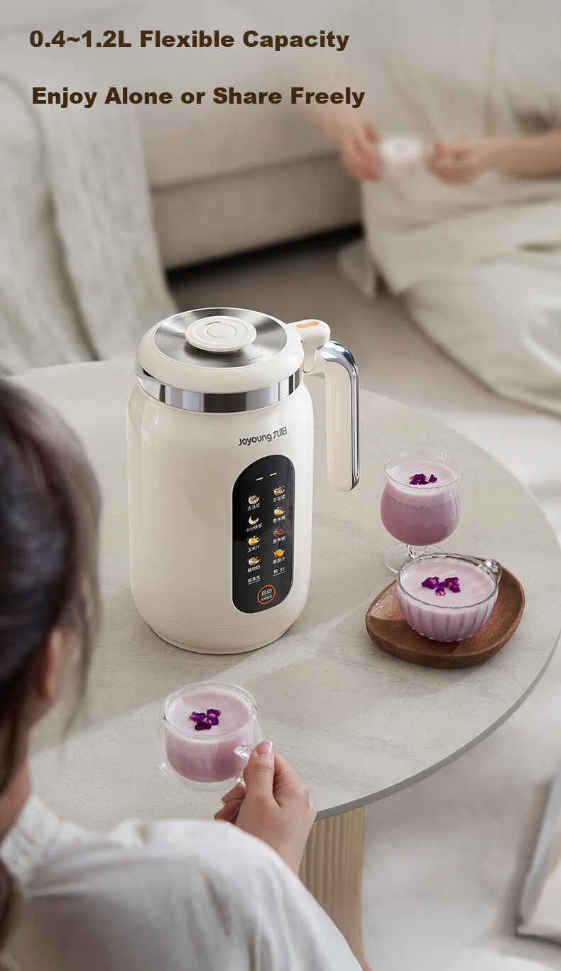 Joyoung 1.2L Titanium Soymilk Maker 316 Titanium Steel 0 Coating Variable Frequency Quiet Home Use Fully Automatic No Boil No Filter PL1180 22