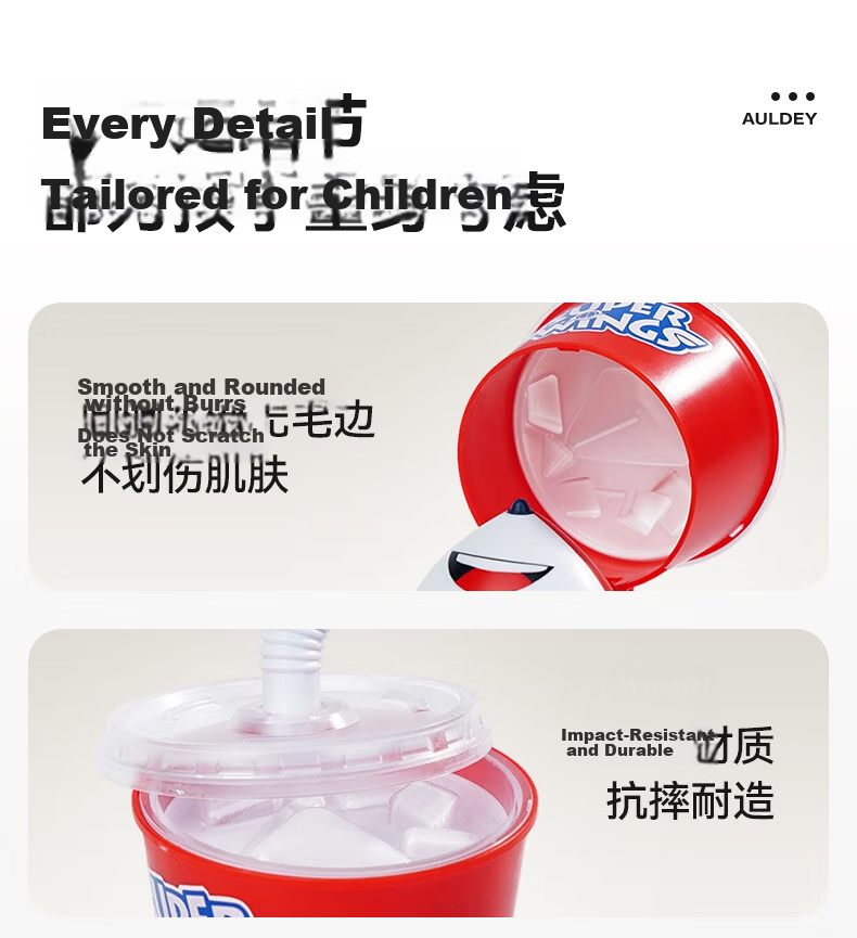 AULDEY Super Wings Little Ai Ice Cream Transforming Educational Role-Play Food Toy for Kids Boys and Girls Birthday Gift 10