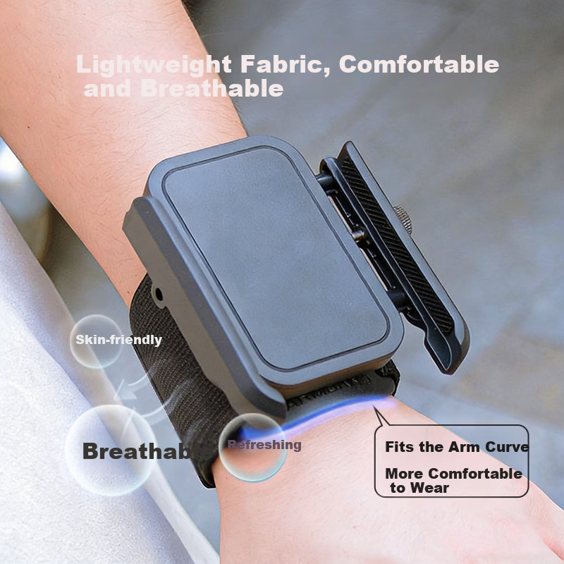 Howtreats Wrist Phone Holder Band for Designated Driving, Running, Sports, Live Streaming, Cycling Navigation Arm Phone Pouch 7