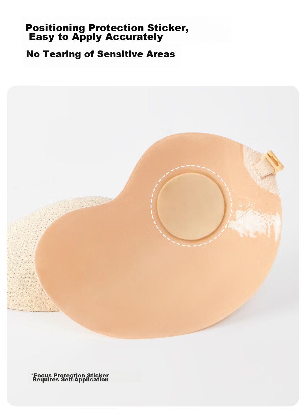 PINK AMY Sticky Cotton Breast Pads Women’s Wedding Dress Summer Push-Up Large Cup Invisible Nipple Covers 14