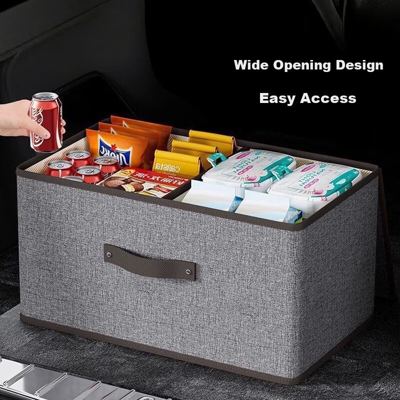 Kousu Car Trunk Storage Box Foldable Vehicle Organizer Storage Container