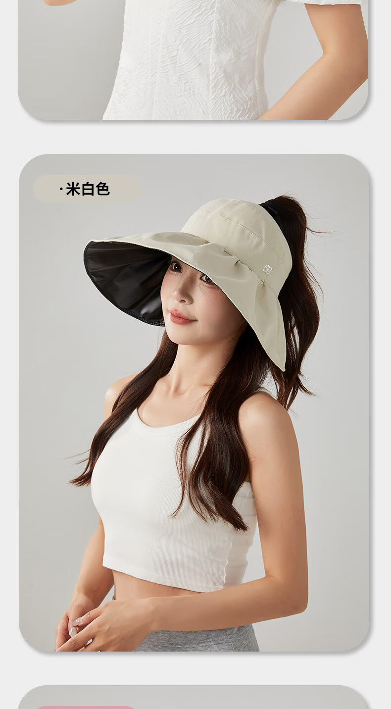 Langsha Women's Sun Protection Hat UV Protection Wide Brim Face Shield Lightweight Breathable Bucket Hat 12