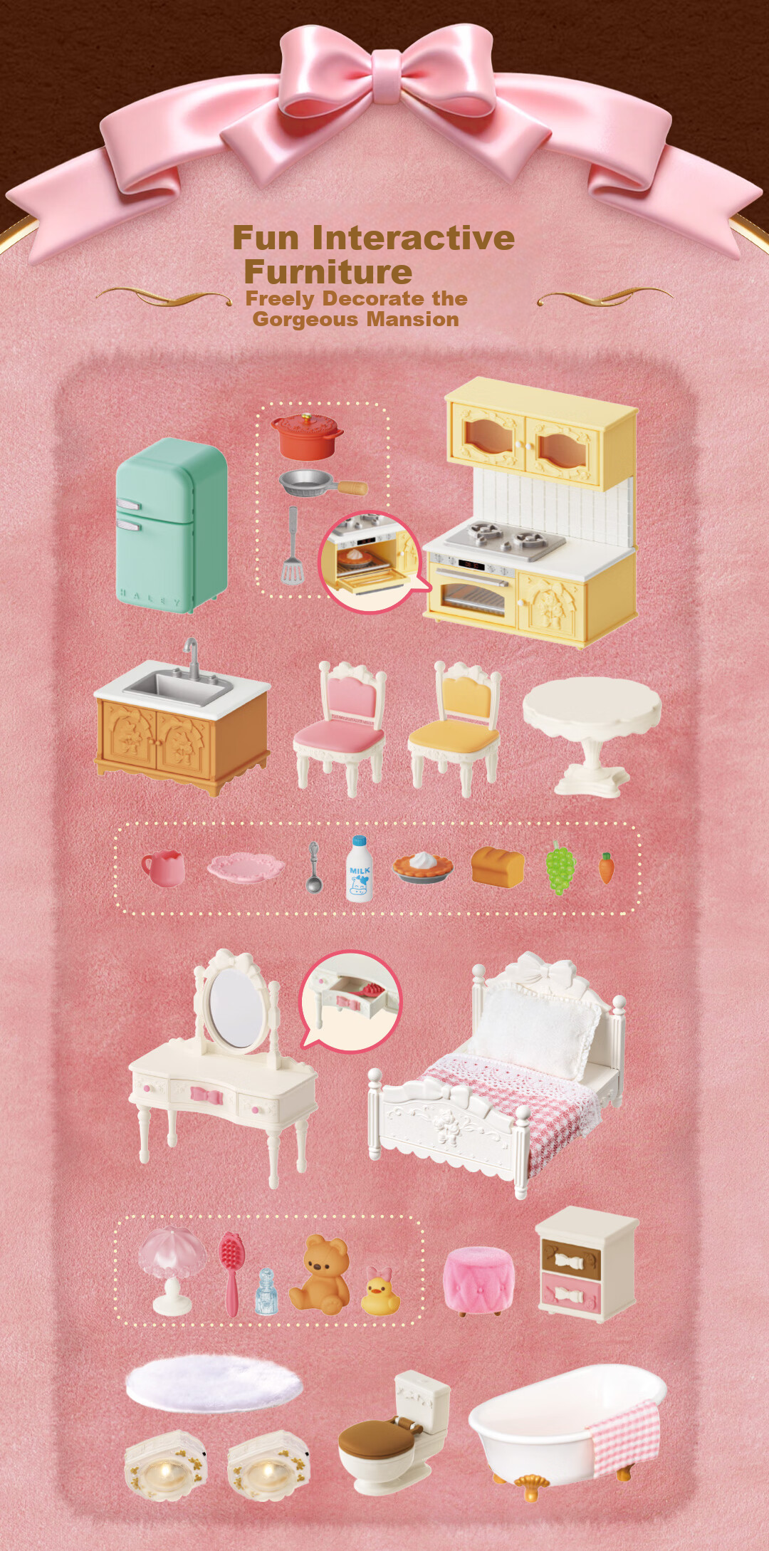 Rolife Hailey Island Rose Mansion Dollhouse Toy for Girls Birthday Children's Day Gift 3