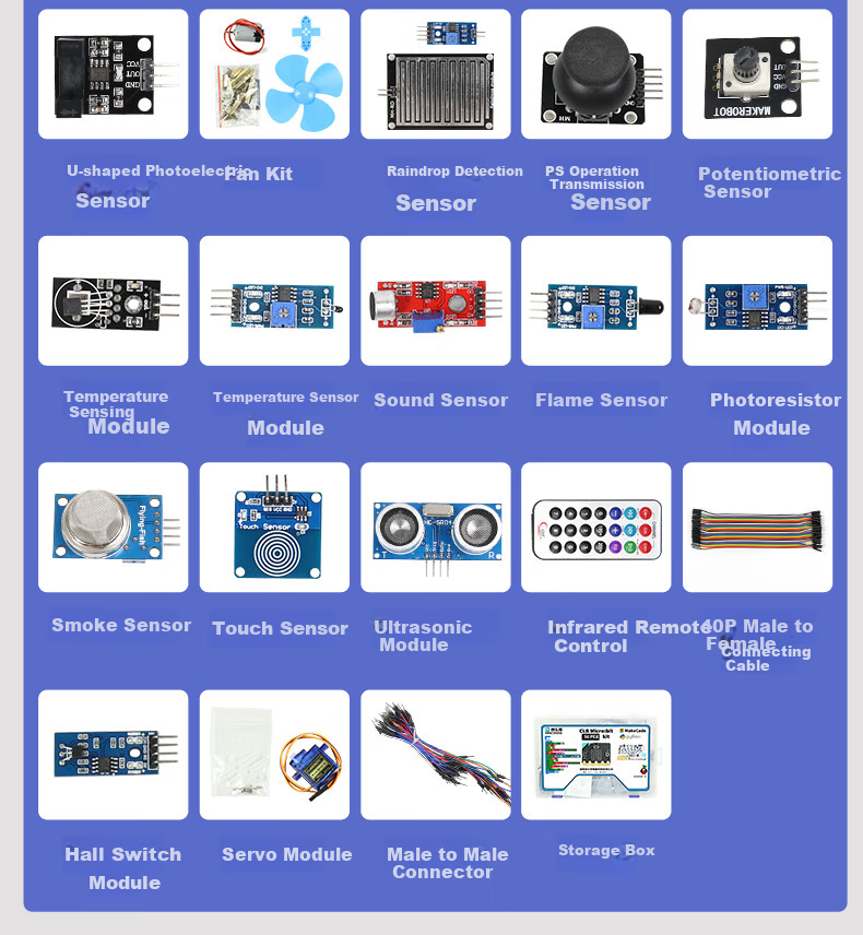 Chuanglebo Microbit Development Board Expansion Board V2 Robot Kit Python Mainboard micro:bit V2.2 16