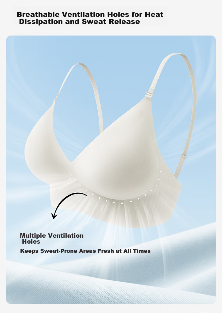 Seven-Color Seamless Halter Neck Backless Push-Up Anti-Sagging Anti-Spread Side Support One-Piece Sexy Bra for Women 10