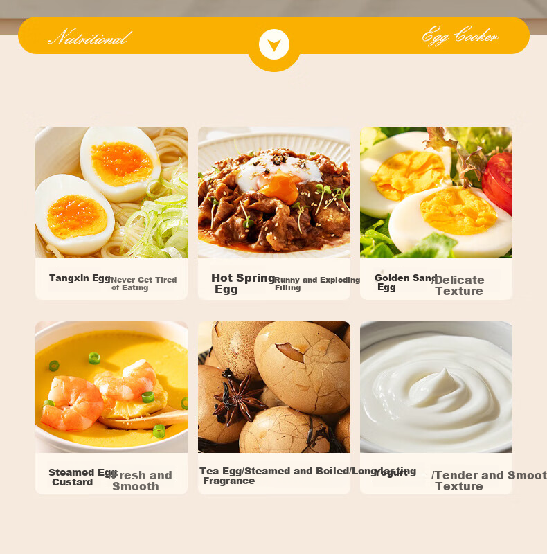 Canbo Egg Cooker Steamer Soft-Boiled Egg Maker 24H Smart Reservation Mini Steamer Breakfast Machine SLH-ZDQ01 4