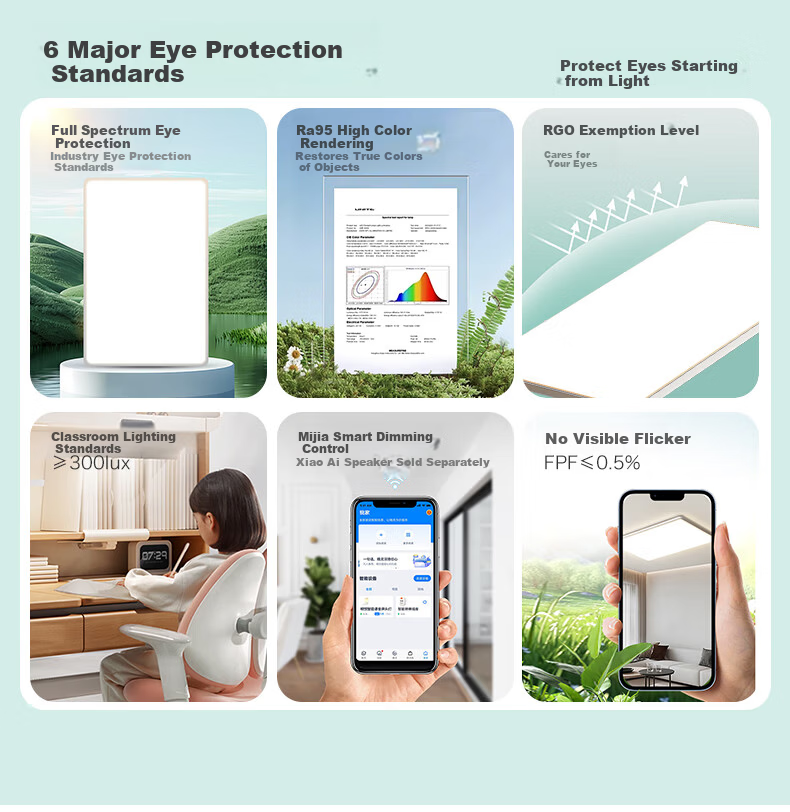 Micoe Full Spectrum Eye Protection Ceiling Light Living Room Dining Bedroom Minimalist Lighting Set Zhongshan Lighting 4