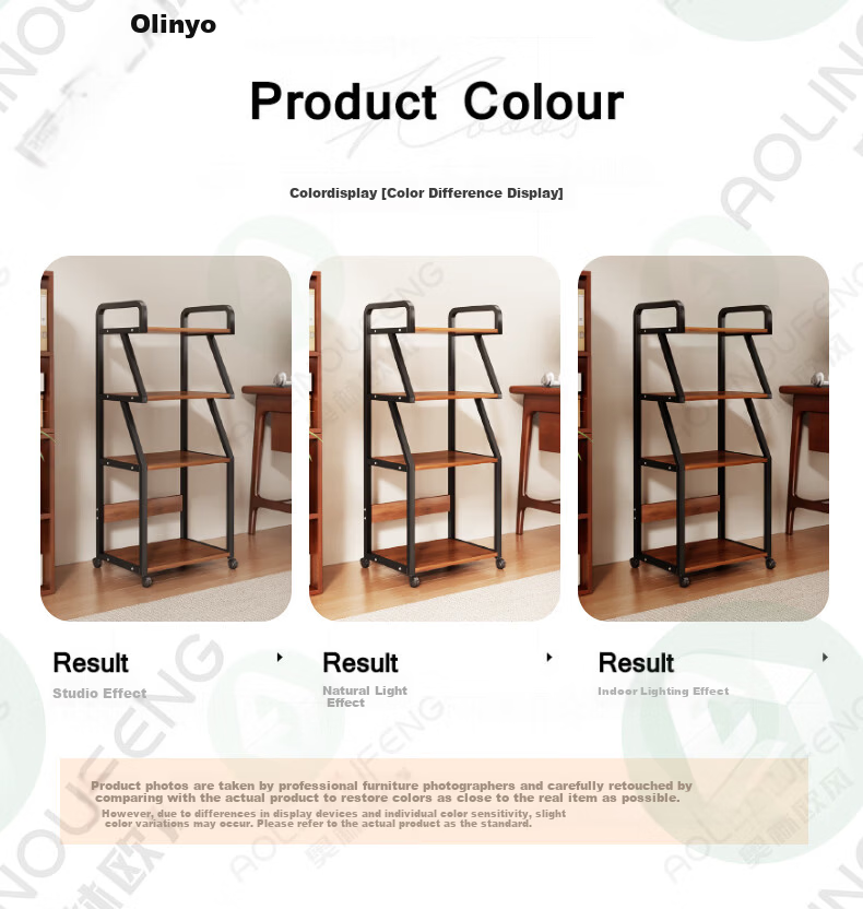 Olynp Wind Floor Storage Rack Printer Stand Multi-layer Mobile Storage Shelf Simple Host Rack 20